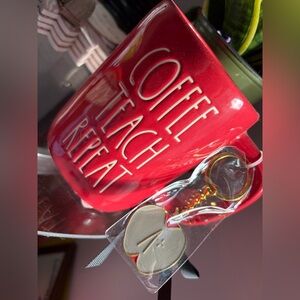 ☕✨ NEW Rae Dunn “Coffee Teach Repeat” Mug ✨☕